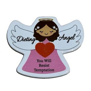 Ceramic angel magnet